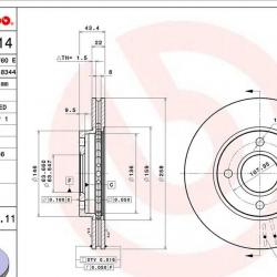 BREMBO 09780611