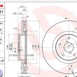 BREMBO 09781221