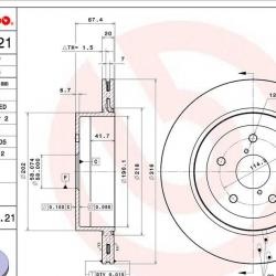 BREMBO 09781321