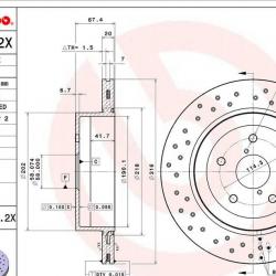 BREMBO 0978132X