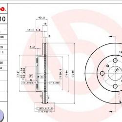 BREMBO 09782510