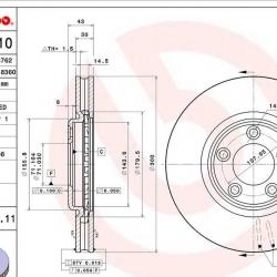 BREMBO 09791011