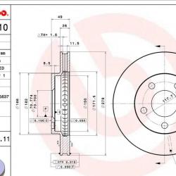 BREMBO 09802511