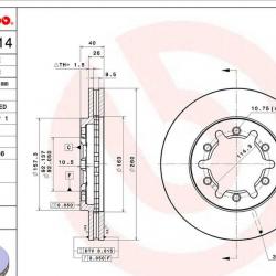 BREMBO 09806614