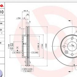 BREMBO 09865610