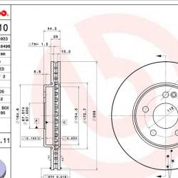 BREMBO 09868111