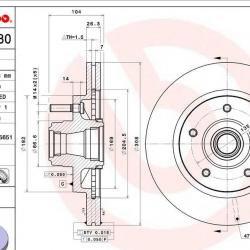 BREMBO 09881680