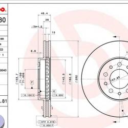 BREMBO 09885781