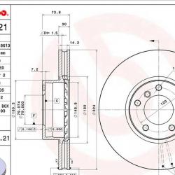 BREMBO 09896121