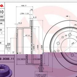 BREMBO 09908611