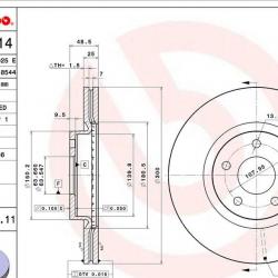 BREMBO 09946811