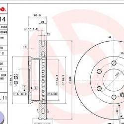 BREMBO 09950811