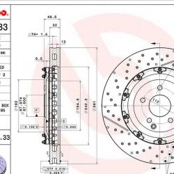 BREMBO 09954733