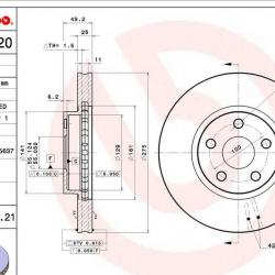 BREMBO 09955921