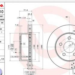 BREMBO 09990511