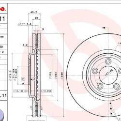 BREMBO 09B31111