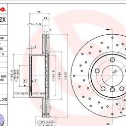 BREMBO 09B3372X