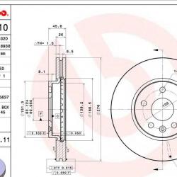 BREMBO 09B35511