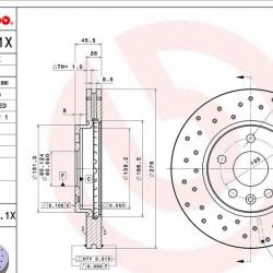 BREMBO 09B3551X