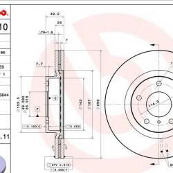 BREMBO 09B44611