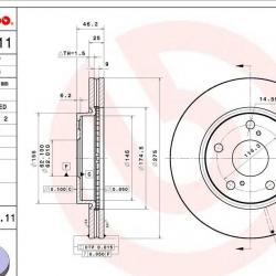 BREMBO 09B52011