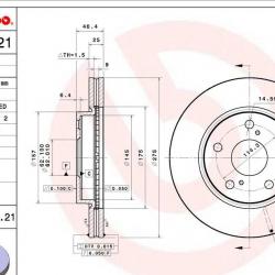 BREMBO 09B52021