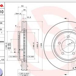 BREMBO 09B54211