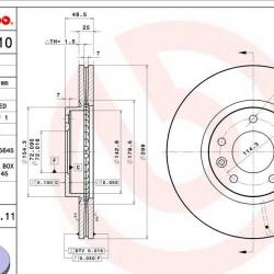 BREMBO 09B54311