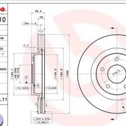 BREMBO 09B54611