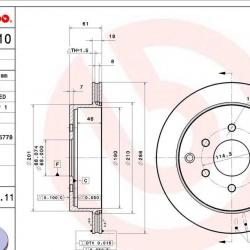 BREMBO 09B55311