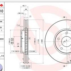 BREMBO 09B55411