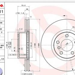 BREMBO 09B57011