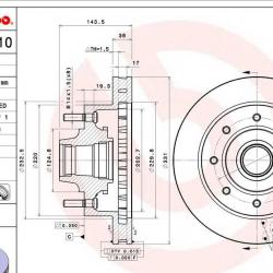 BREMBO 09B59310