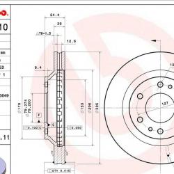 BREMBO 09B61611