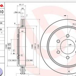 BREMBO 09B61910