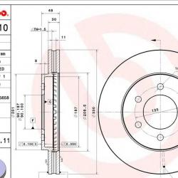 BREMBO 09B62011