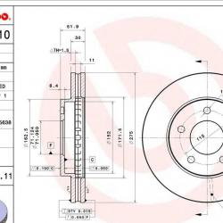 BREMBO 09B62411