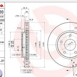 BREMBO 09B64721