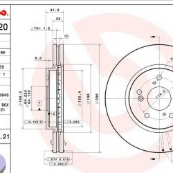 BREMBO 09B64821