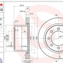 BREMBO 09B65510