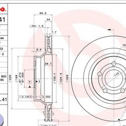 BREMBO 09B74541