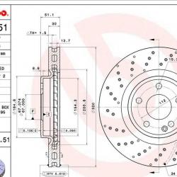 BREMBO 09B80751