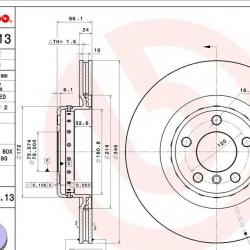 BREMBO 09C39613