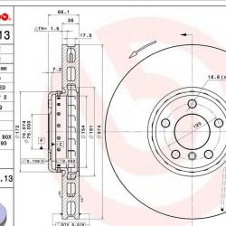 BREMBO 09C41613