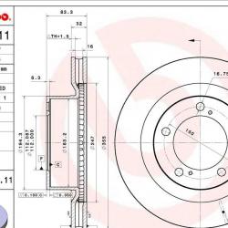 BREMBO 09C50011