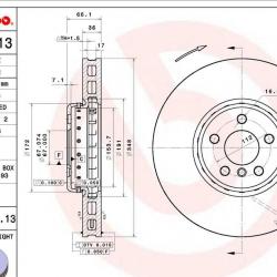 BREMBO 09D09513