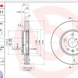 BREMBO 09D26911