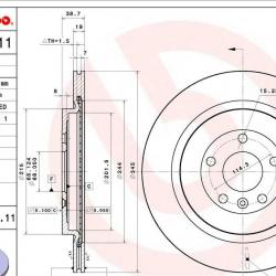 BREMBO 09D27511