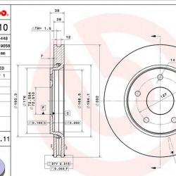 BREMBO 09N12411