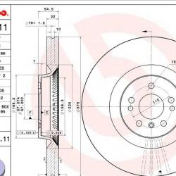 BREMBO 09R10511